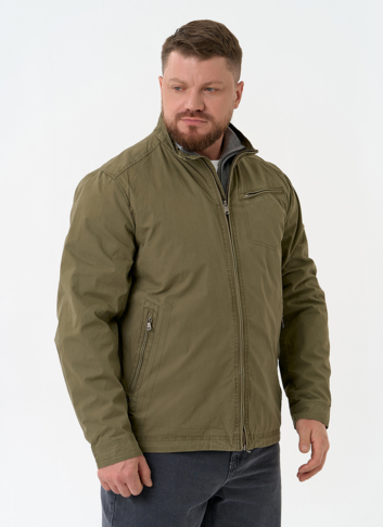 Мужская куртка ветровка с воротником стойкой