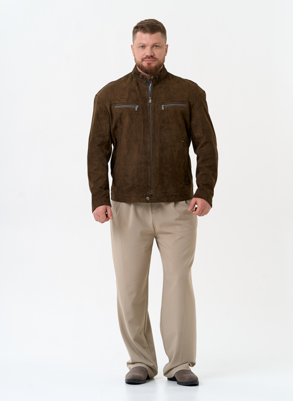Мужская куртка из натуральной замши