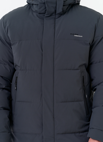 Мужской пуховик с капюшоном 