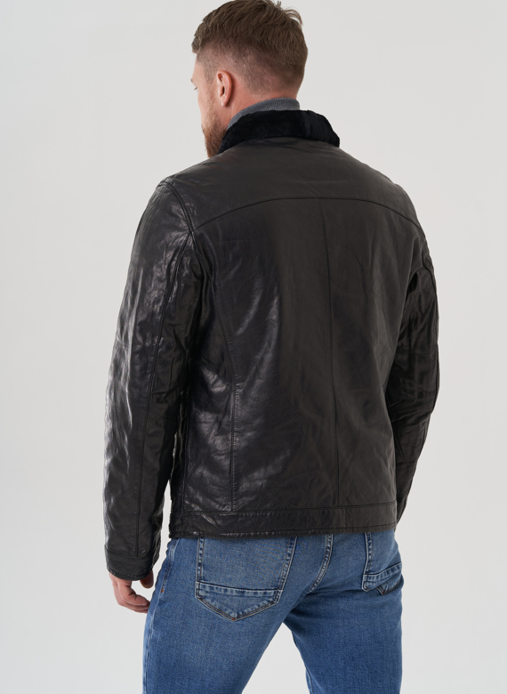 Куртка мужская из натуральной кожи 