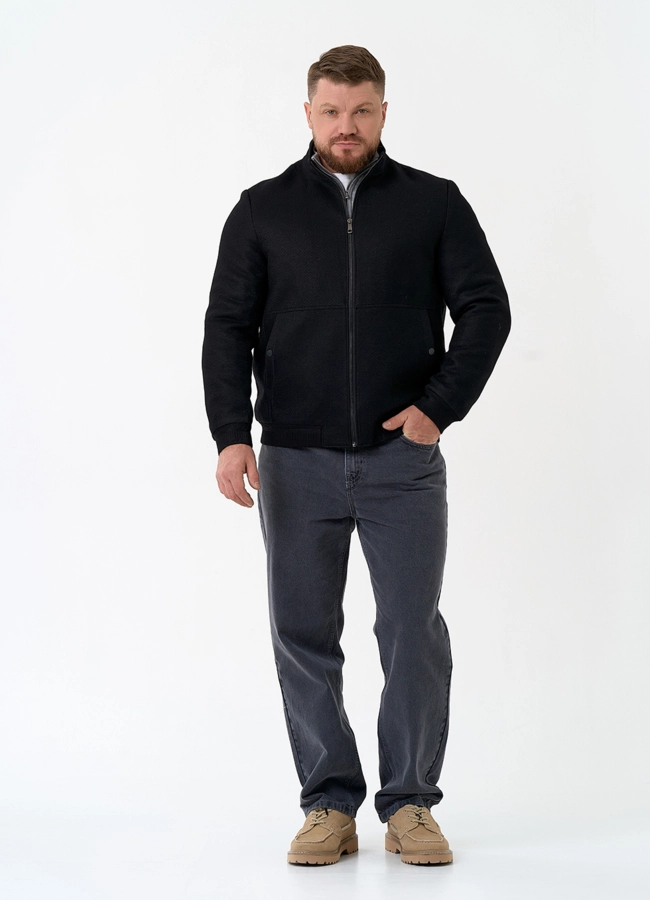 фото Мужское укороченное пальто модель № 32895