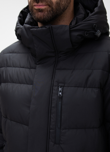 Мужской пуховик с капюшоном 