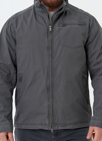 Мужская куртка ветровка с воротником стойкой