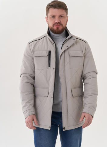 Мужская куртка серого цвета