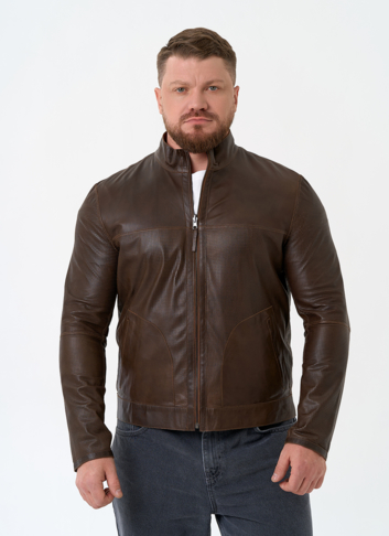 Мужская двухсторонняя куртка из натуральной замши