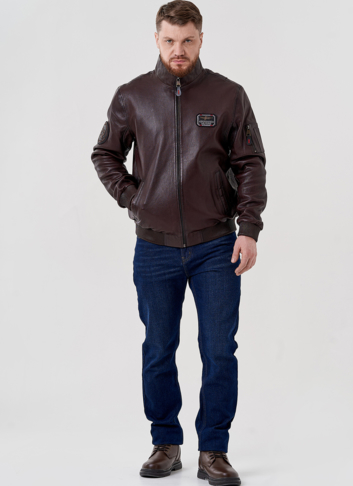 Мужская куртка из натуральной кожи 